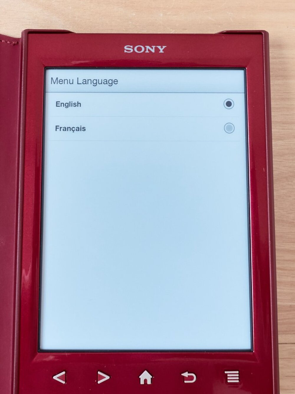 Sony PRS-T2 Reader eBook Reader Red